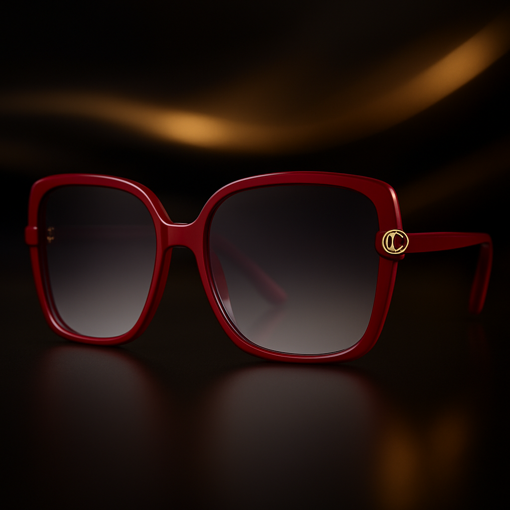 Zarel® Occhiali da Sole Bordeaux