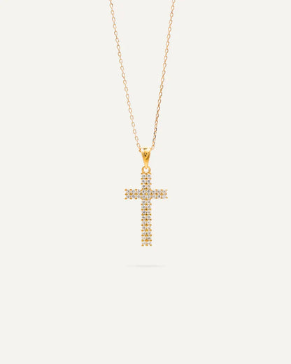 ZAREL® Collana con croce diamantata