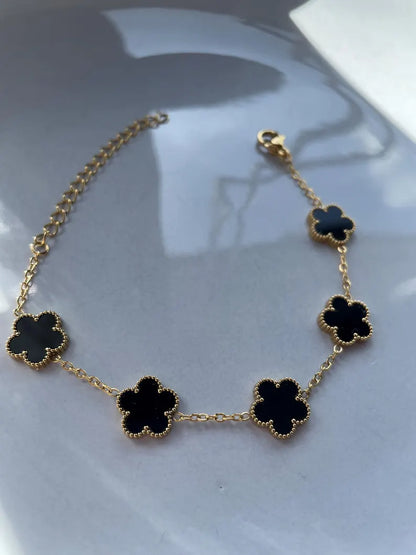 ZAREL® Bracciale clover oro