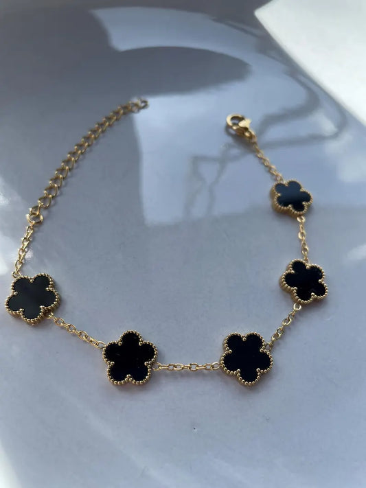 ZAREL® Bracciale clover oro